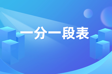2024年河南專升本建筑環(huán)境與能源應(yīng)用工程一分一段表